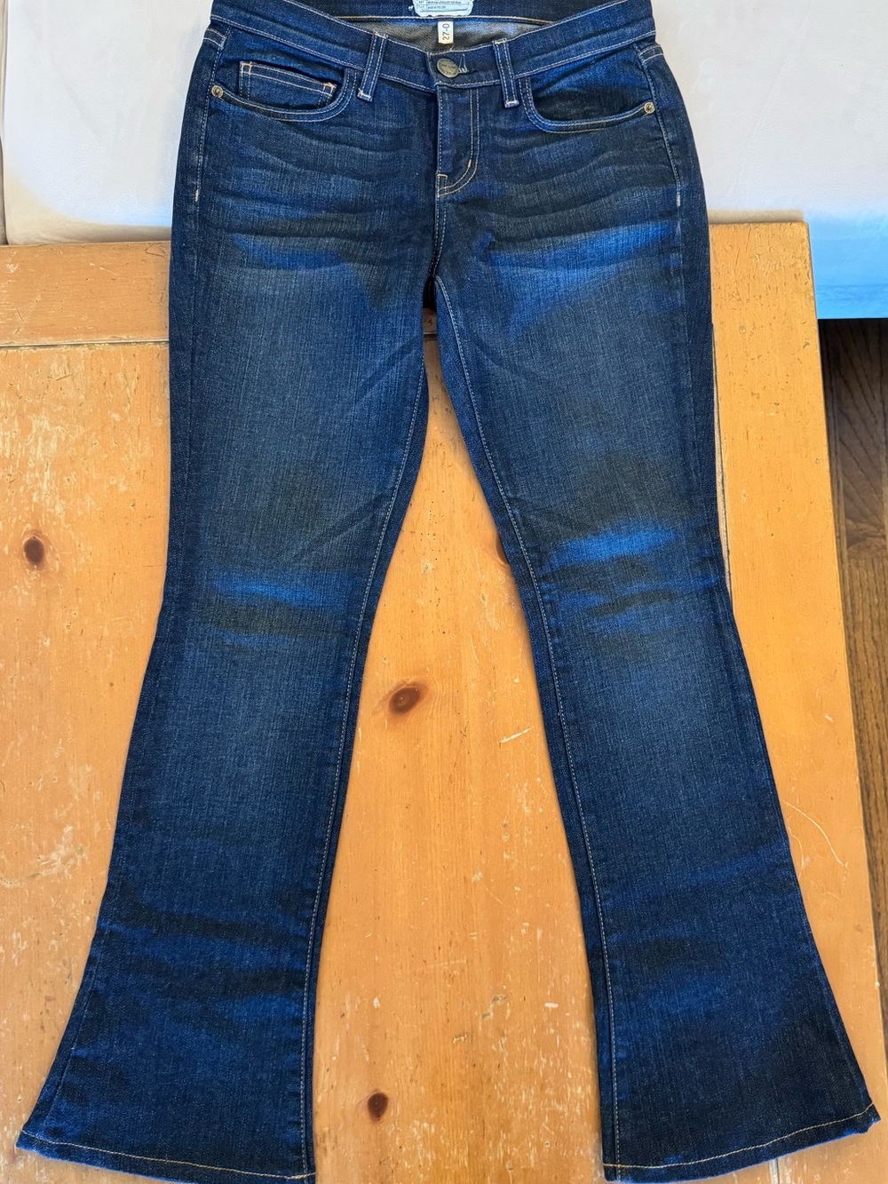 Current/Elliott Dark Blue Flare Jeans
